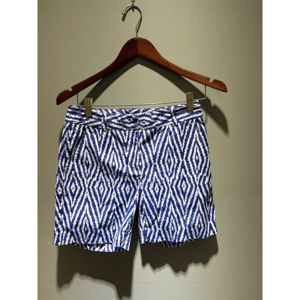 J.McLaughlin Ikat Print Bermuda Shorts Size 0